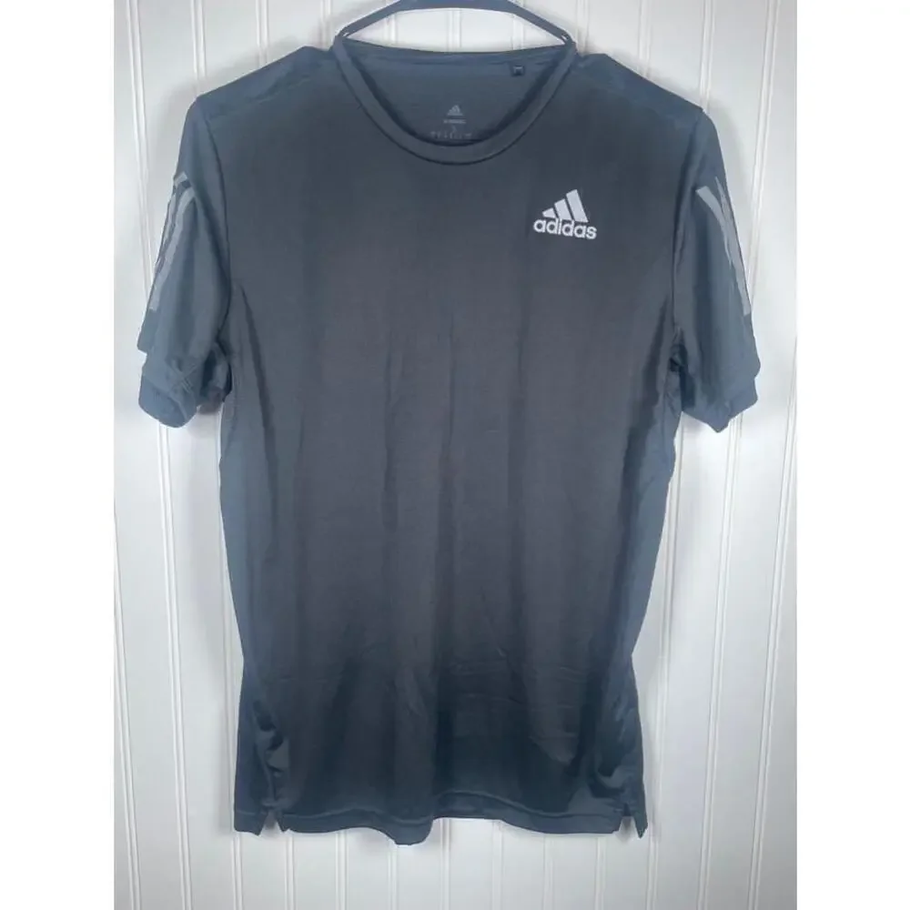 Men's Adidas Running T-Shirt - Black / Small